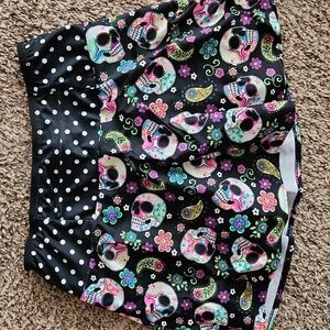 Sparkle Skirts Brand, Sugar Skulls, Swing 1.0 style, size Small